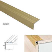 Aluminium Stair Nosing for Stairs Edge Protection Strip Self Adhesive
