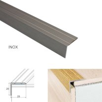 Aluminium Stair Nosing for Stairs Edge Protection Strip Self Adhesive