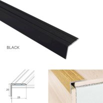 Aluminium Stair Nosing for Stairs Edge Protection Strip Self Adhesive