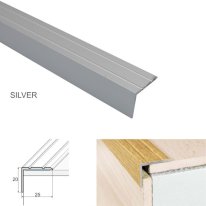 Aluminium Stair Nosing for Stairs Edge Protection Strip Self Adhesive