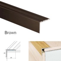 Aluminium Stair Nosing for Stairs Edge Protection Strip Self Adhesive