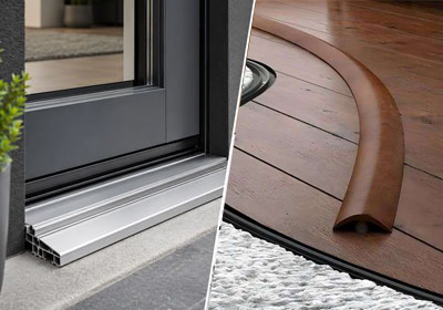 Aluminium vs uPVC door thresholds comparison for UK homes