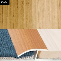 Aluminium Wood Effect Door Threshold