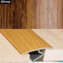 Aluminium Wood Effect Door Thresholds For Vinyl, Carpet, Laminate, Wooden Floors
