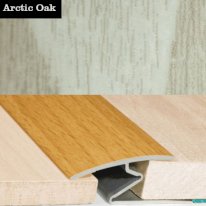 Aluminium Wood Effect Door Thresholds For Vinyl, Carpet, Laminate, Wooden Floors