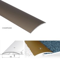 Aluminum Door Threshold Floor Trim for Wooden to Carpet Floor Strip