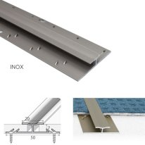 Aluminium Twin Grip Carpet Profile With 18um Protective Coating