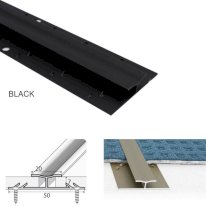 Aluminium Twin Grip Carpet Profile With 18um Protective Coating