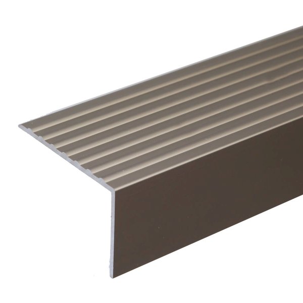 ANODISED Aluminium Non Slip Stair Nosing Edge Trim