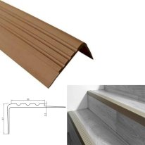 Anti-Slip Rubber Stair Nosing – Bullnose Angle Step Edge Protector