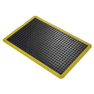 Anti-Fatigue Safety Bubblemat with Yellow Edges
