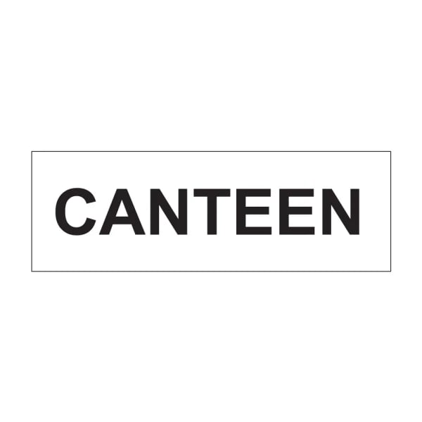 Canteen Sign