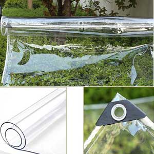 durable clear tarpaulins for construction & outdoor in UK
