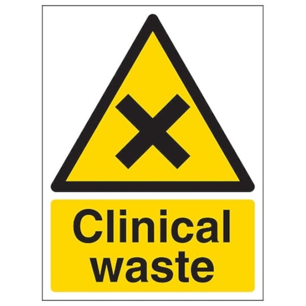 Clinical Waste Sticker - Self Adhesive