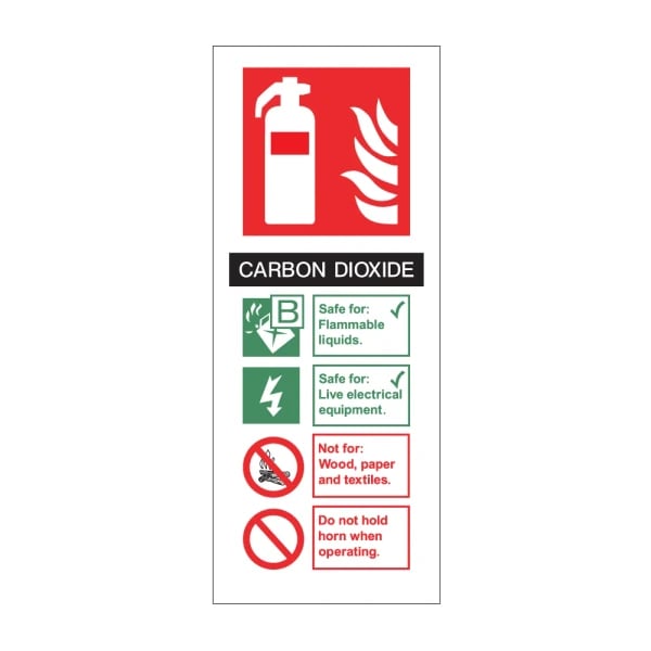 CO2 Fire extinguisher 82mm x 202mm