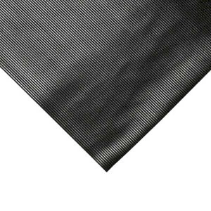 Fluted Rubber Runner Mat For Workshops & Garages