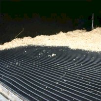 Heavy-Duty Rubber Mat Ribbed Runner for Floors & Workbenches