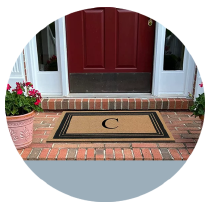 Durable coir mats for removing dust & moisture in UK doorways