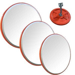 Convex Blind Spot Mirror 130° Wide Angle for Home, Office & Outdoor