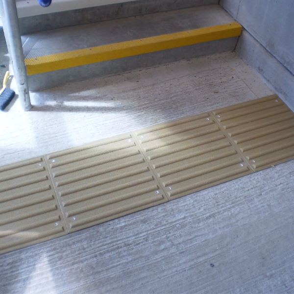 Corduroy Warning Surface for Tactile Paving Guidance