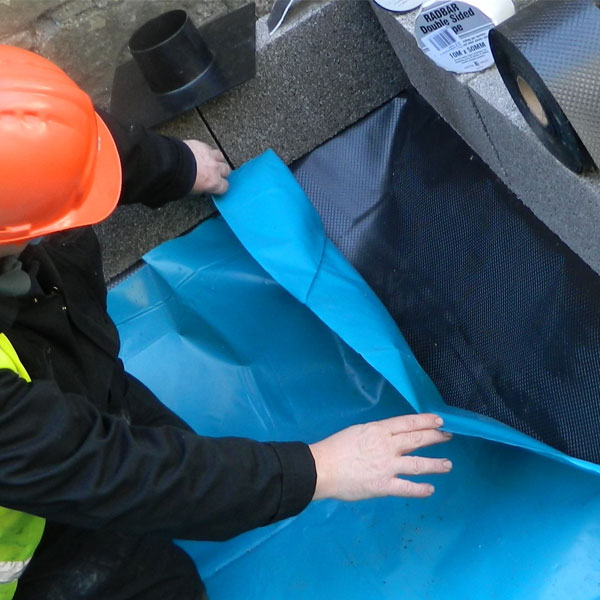 Heavy Duty 1000 Gauge Polythene Damp Proof Membrane