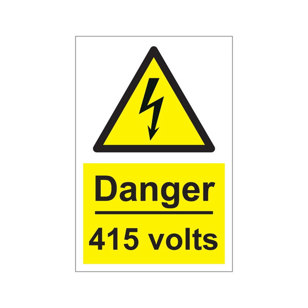 Danger - 1mm Rigid Plastic Sign
