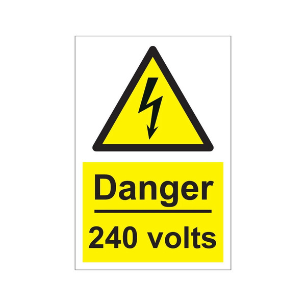 Danger - 1mm Rigid Plastic Sign