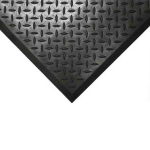 Diamond Patterned Non-Slip Rubber Comfort Mat