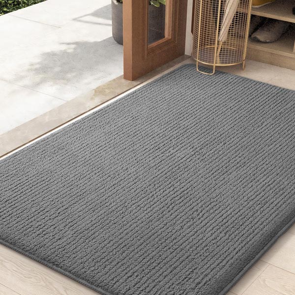 Door Mat Indoor Washable Doormat Indoor Dirt Trapper Non-slip