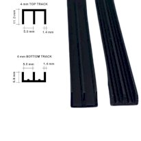  Double Channel Top & Bottom Vivarium Glass Runners Track 