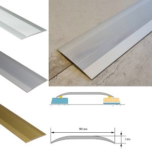 Durable Anodised Aluminium Door Threshold Bar – Floor Trim Cover
