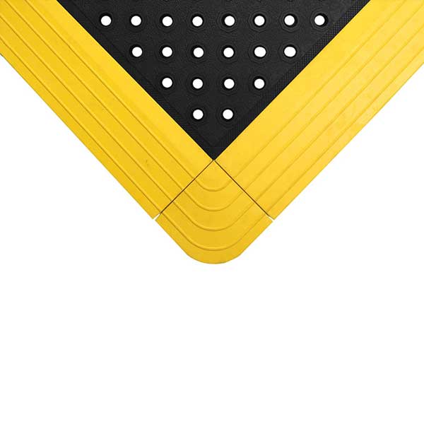 24mm Thick Anti-Slip Rubber Mat Tile with Accessories 