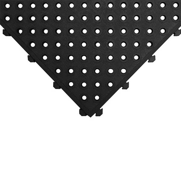 24mm Thick Anti-Slip Rubber Mat Tile with Accessories 