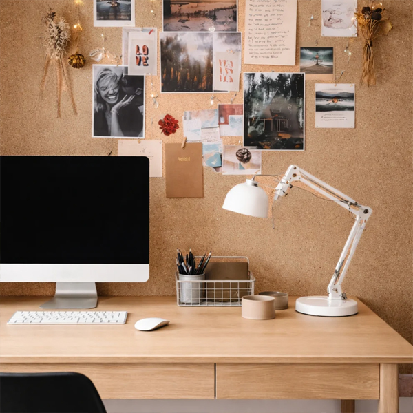 Fine grain large natural cork roll for interior walls, pin boards and notice boards, moisture resistant and lightweight cork sheet for home and office