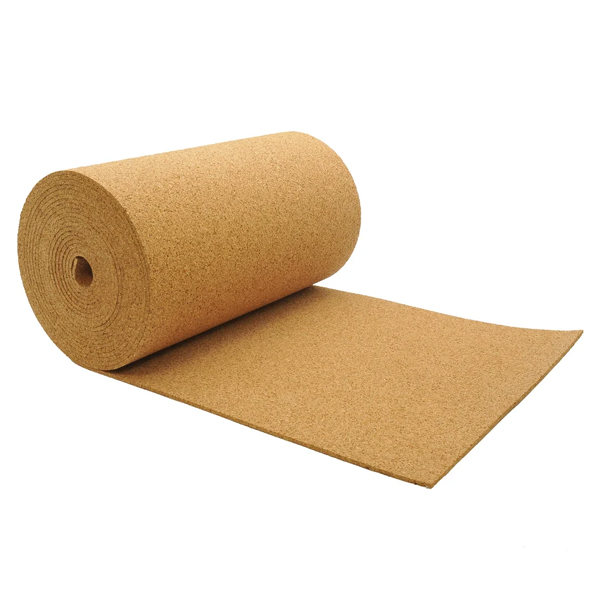 Fine grain large natural cork roll for interior walls, pin boards and notice boards, moisture resistant and lightweight cork sheet for home and office