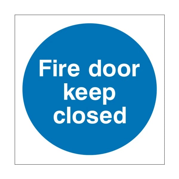 Fire door keep closed Sign