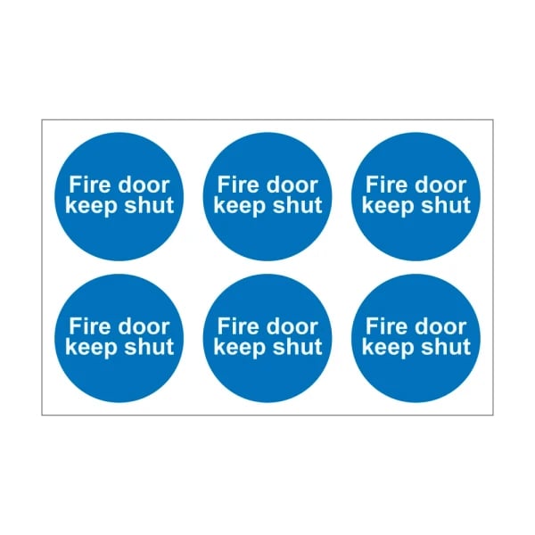 Fire door keep shut Sign