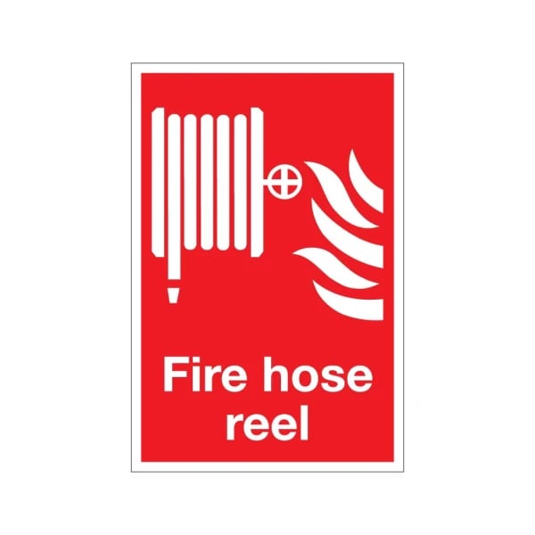 Fire hose reel - 1mm Rigid Plastic Sign