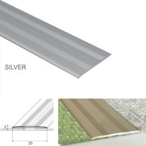 Flat Aluminium Door Thresholds Self Adhesive, Floor Trim