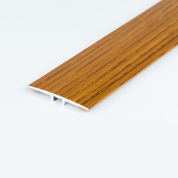 Aluminium Wood Effect Door Thresholds / 35mm Flat Aluminium Wood Effect