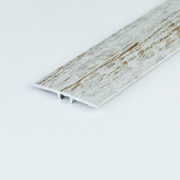 Aluminium Wood Effect Door Thresholds / 35mm Flat Aluminium Wood Effect