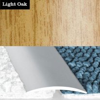 Flat Aluminium Wood Effect Self Adhesive Door Thresholds