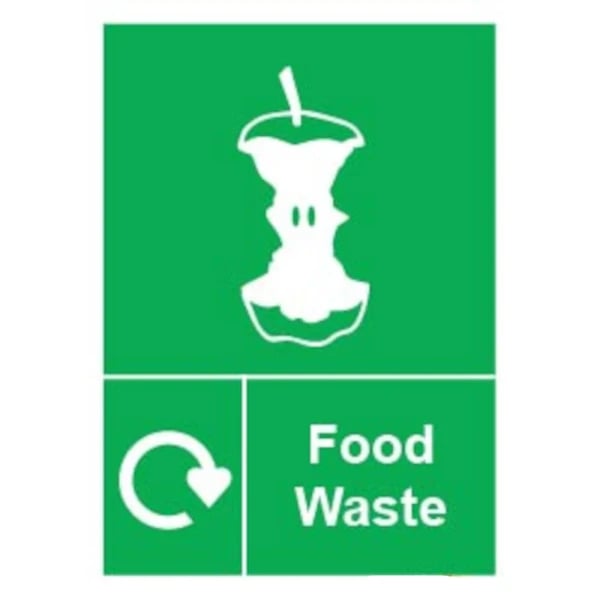 Food Waste - Self Adhesive Sticker
