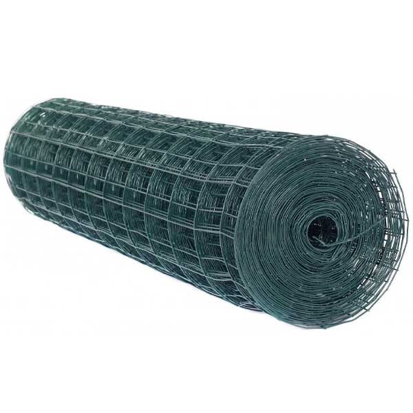 Green Galvanised Steel Wire Mesh Garden Fencing with PVC Coating