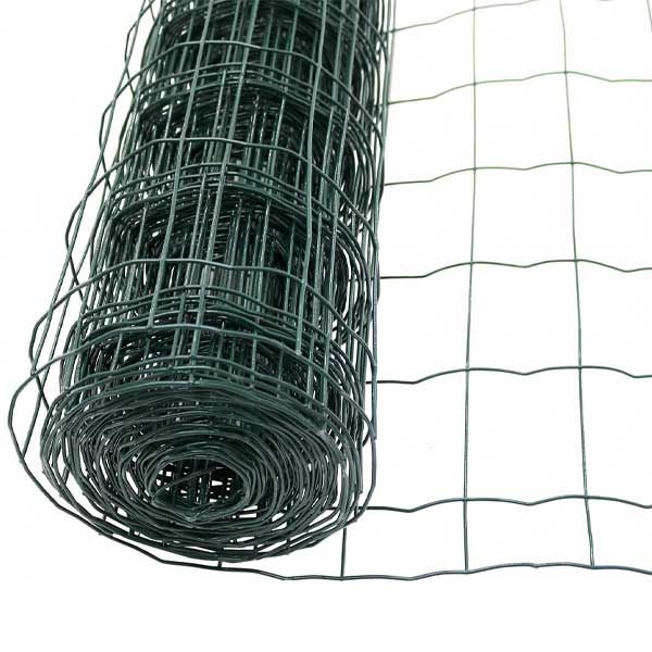 Green Galvanised Steel Wire Mesh Garden Fencing with PVC Coating