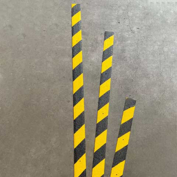 GRP Non Slip Hazard Strips for Slippery Decking & Ramps