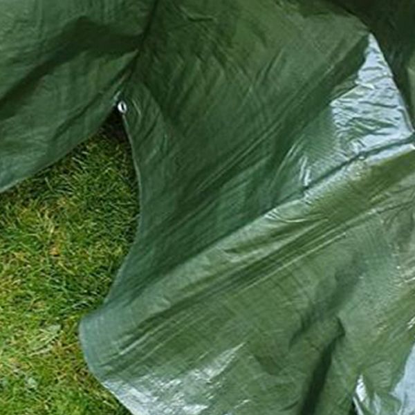 Heavy Duty 100 GSM Tarpaulin Waterproof Furniture Caravan Cover Sheet Multipurpose