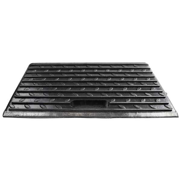 Heavy Duty Black Rubber Kerb Ramp for Vehicle Access