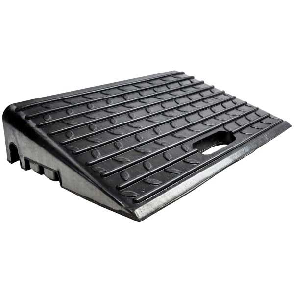 Heavy Duty Black Rubber Kerb Ramp for Vehicle Access