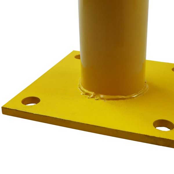Black and Yellow Heavy Duty Guard Barrier for Perimeter Protection